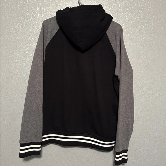 Ralph Lauren Men's Black and Gray Varsity Jacket - Picture 3 of 3